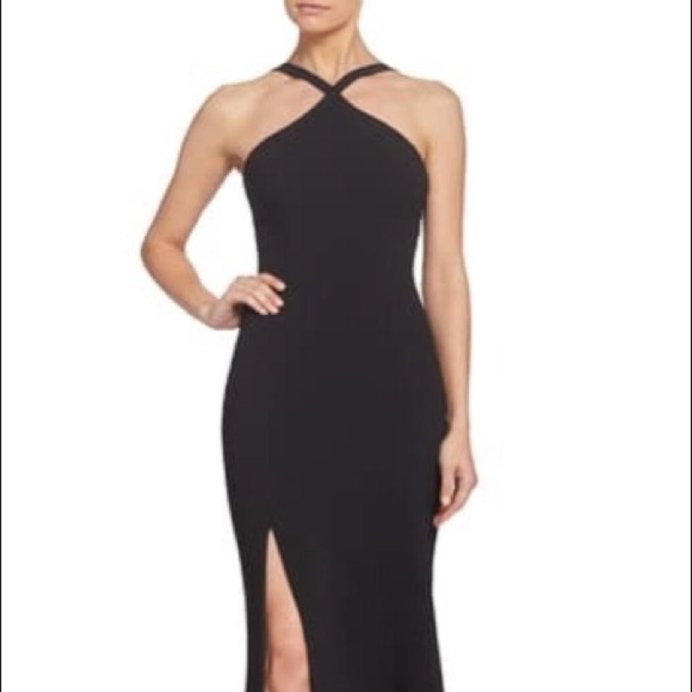 Dress the Population Black Long Gown XXL